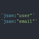 Highlight Go struct tag keys